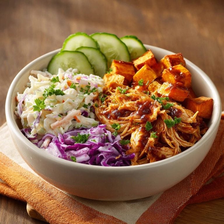 BBQ Pulled Chicken & Sweet Potato Power Bowl: Melt-in-Your-Mouth Good