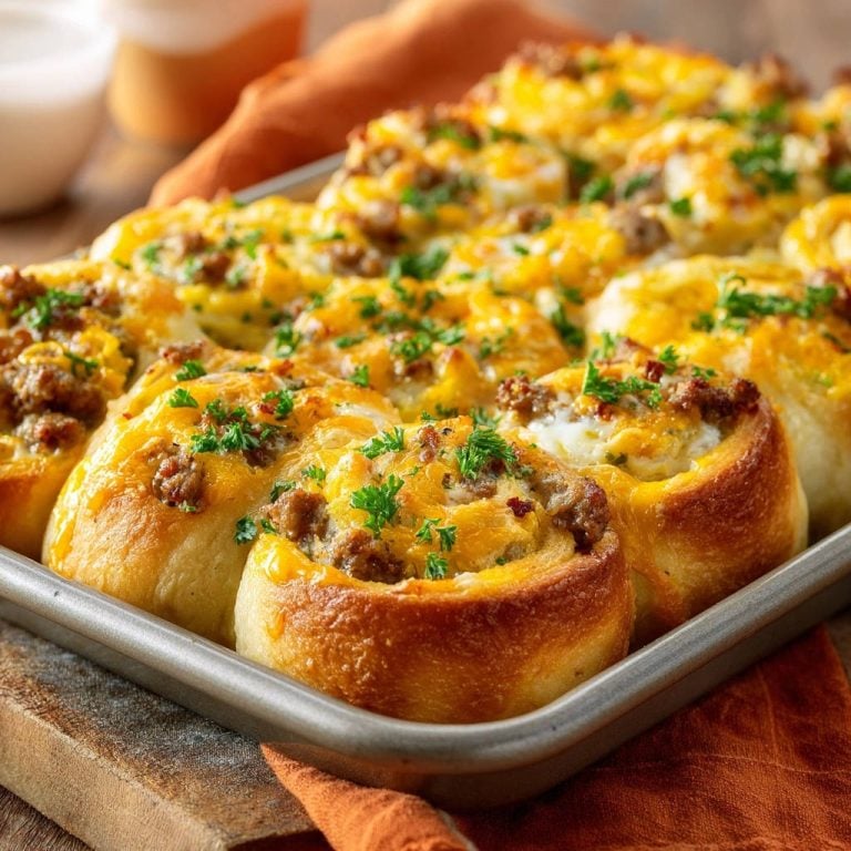 Breakfast Sausage & Egg Swirls: Perfectly Fluffy, Never Soggy!