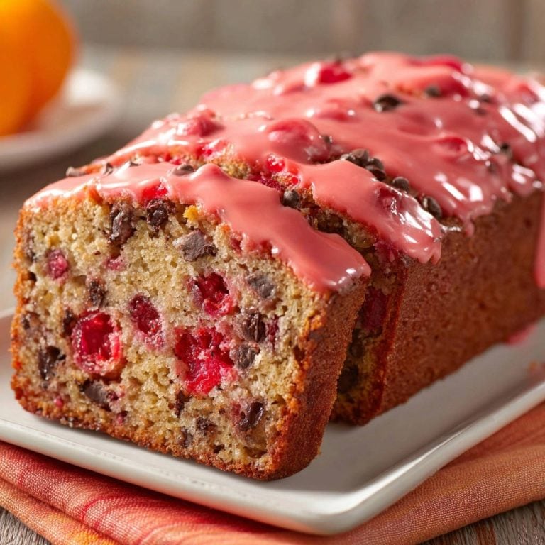 Cherry Chocolate Chip Loaf Cake: No More Sinking Fruit!