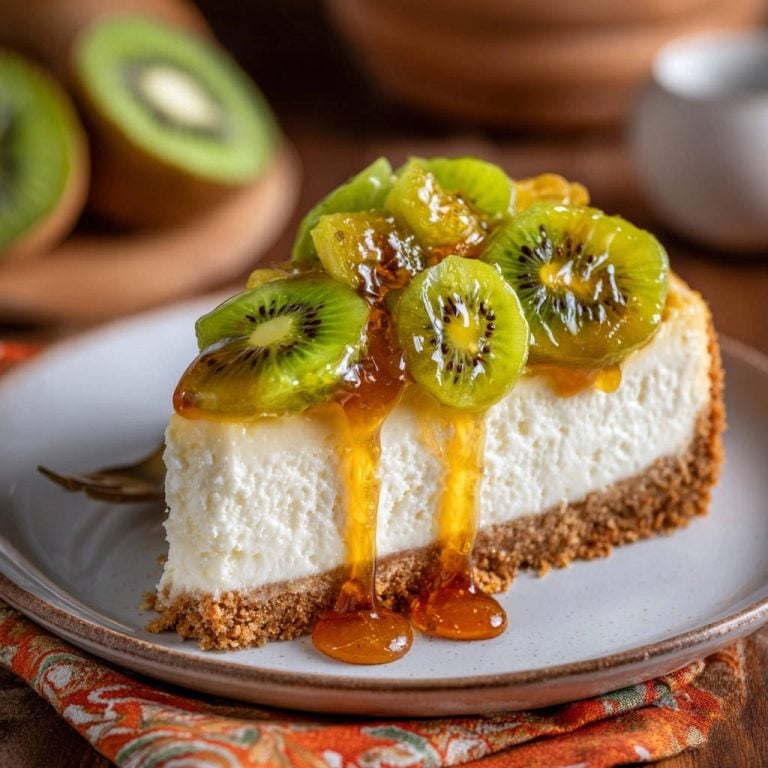 Creamy Kiwi Cheesecake: Velvety Smooth, Flawlessly Easy