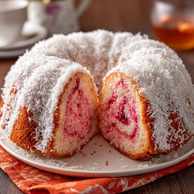 Raspberry Swirl Coconut Bundt Cake: Your No-Fail Recipe for Fluffy Perfection!