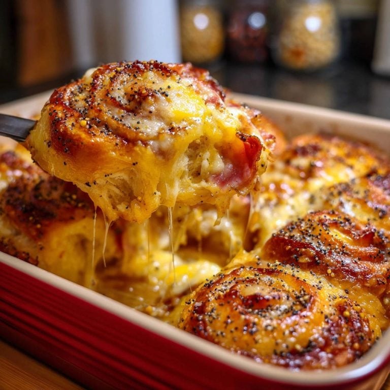 Cheesy Ham & Poppy Seed Swirls: The Secret to Fluffy, Never-Dry Bites