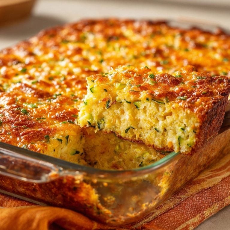 Cheesy Zucchini Cornbread Bake: Say Goodbye to Soggy!