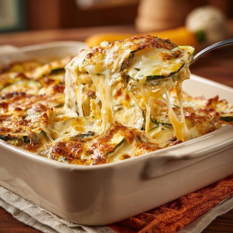 Cheesy Zucchini Gratin: Perfectly Tender, Never Soggy