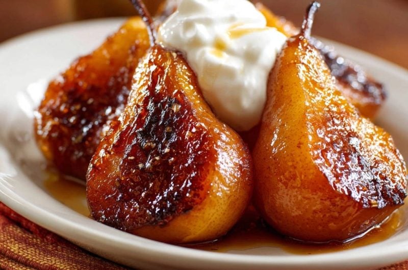Golden Roasted Pears