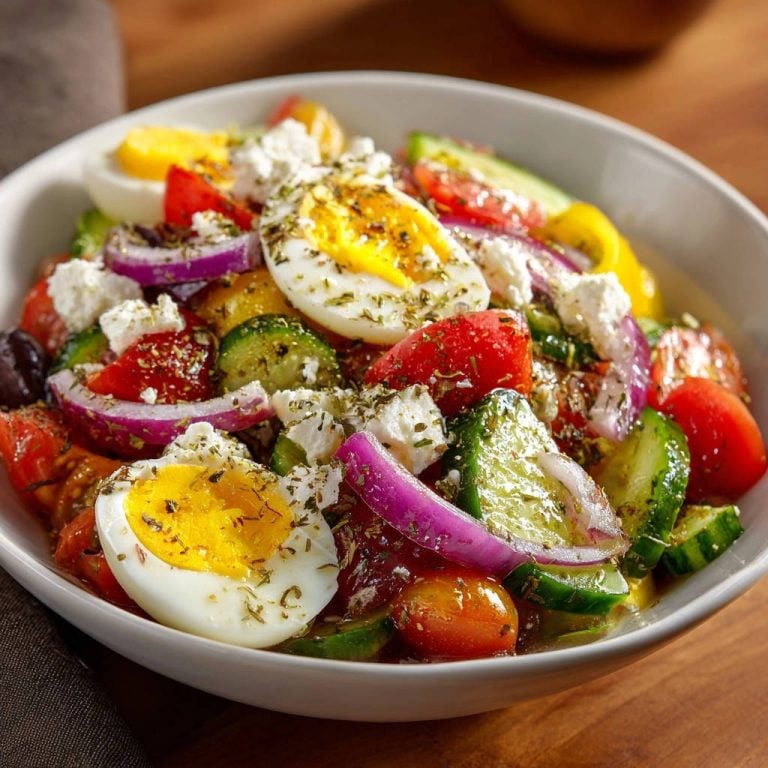 Mediterranean Summer Salad: Foolproof Eggs, Vibrant Flavor
