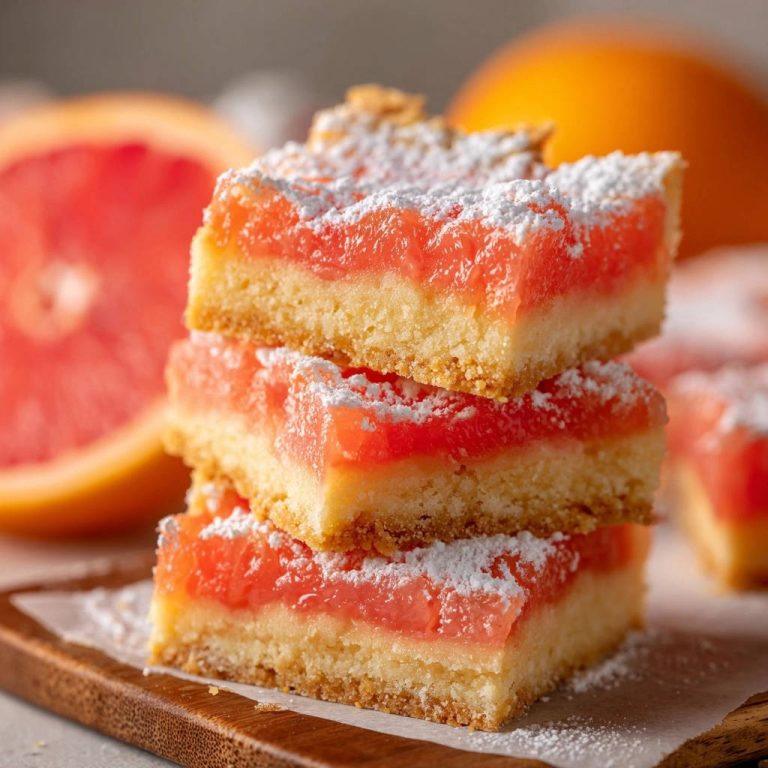 Zesty Grapefruit Bars: Never Suffer a Soggy Bottom Again!