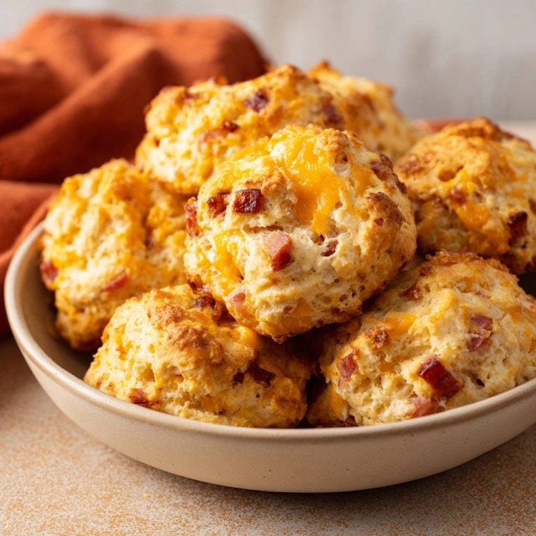 Cheesy Ham Drop Biscuits: Fluffy Perfection, Never Dense!