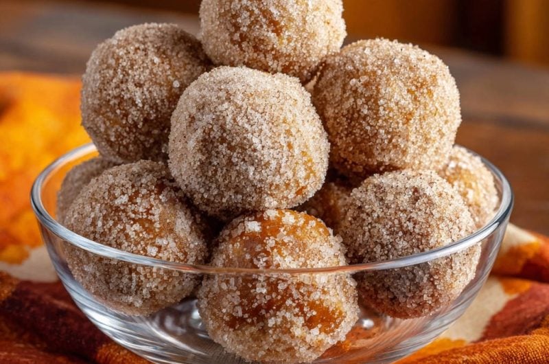 Classic Cinnamon Sugar Donut Holes