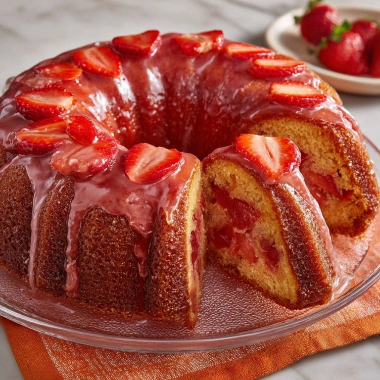 Classic Strawberry Bundt Cake: Flawless Release, Dazzling Taste