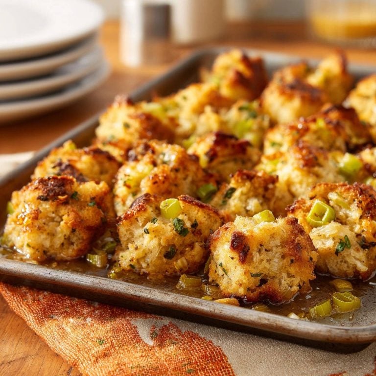 Individual Baked Stuffing Bites: Perfectly Crispy, Never Dry
