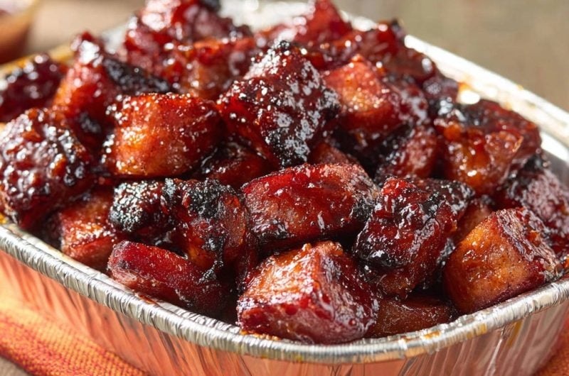 Sticky Sweet BBQ Beef Bites