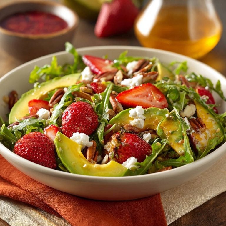 Strawberry Avocado Pecan Salad: The Perfect Bite, Every Time