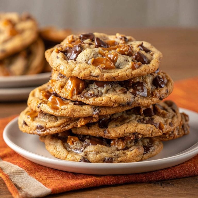 Chewy Caramel Chocolate Chip Cookies: Ultimate Soft, Gooey Centers