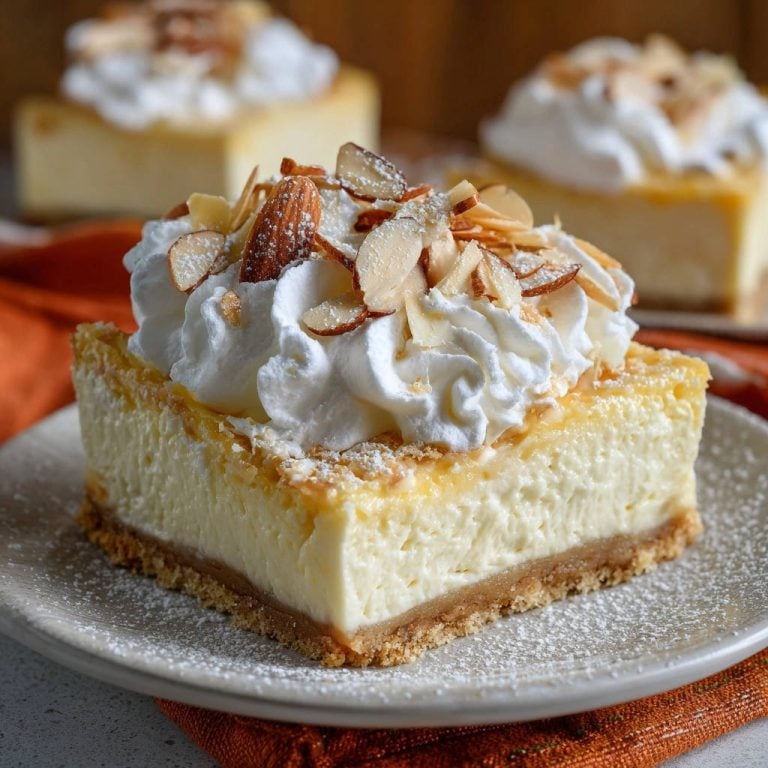 Creamy Almond Cheesecake Bars: The “Never Dense” Secret