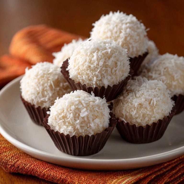 Easy Coconut Truffles: Perfectly Formed, No Sticky Mess!