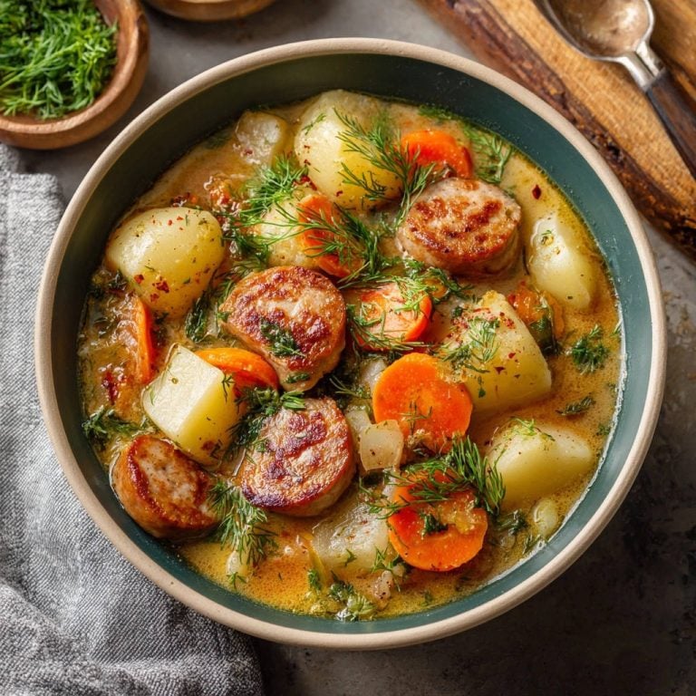 Hearty Sausage & Potato Stew: No More Mushy Spuds!