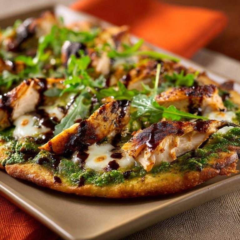 Quick Pesto Chicken Flatbread: Juicy Perfection Every Time