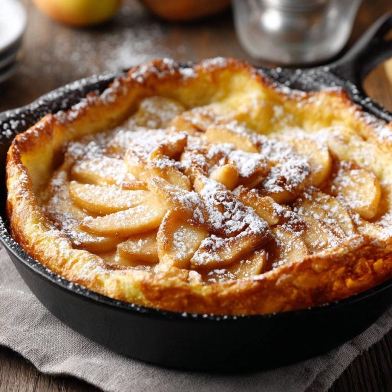 Skillet Apple Dutch Baby: Dramatically Puffed Perfection