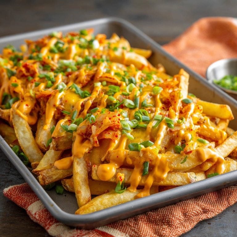 Ultimate Kimchi Cheese Fries: The Secret to Endless Crunch!