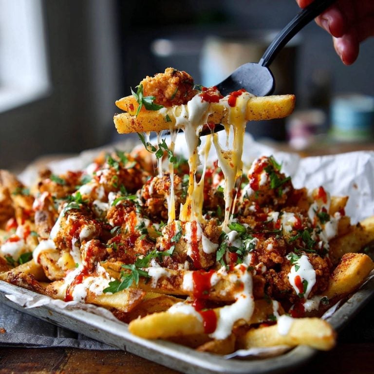 Ultimate Loaded Chicken & Cheese Fries: Never Soggy, Always Crispy!