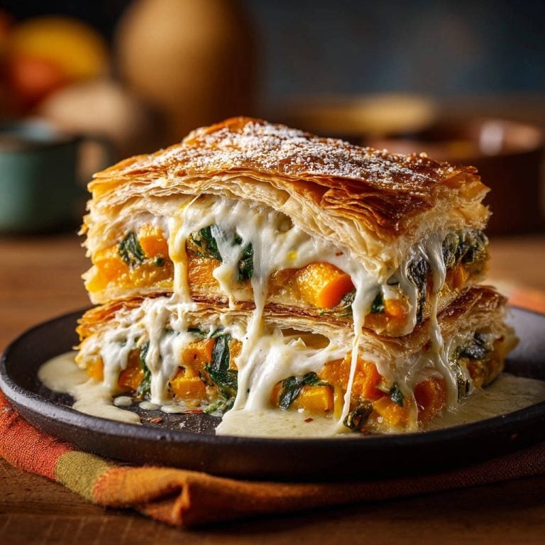 Butternut Squash & Spinach Puff Pastry Bake: No More Soggy Bottoms!