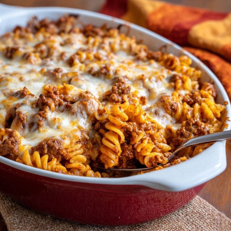 Cheesy Beef & Rotini Bake: No More Gummy Pasta Perfection