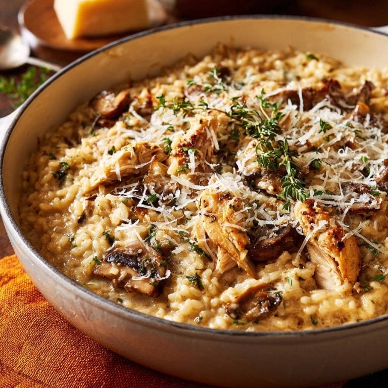 Creamy Chicken & Mushroom Risotto: Velvety Perfection Every Time
