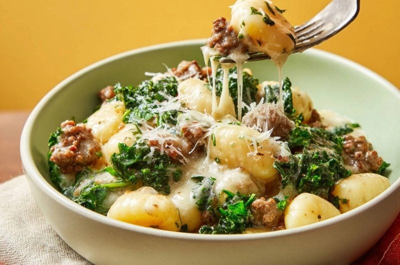 Creamy Sausage & Kale Gnocchi