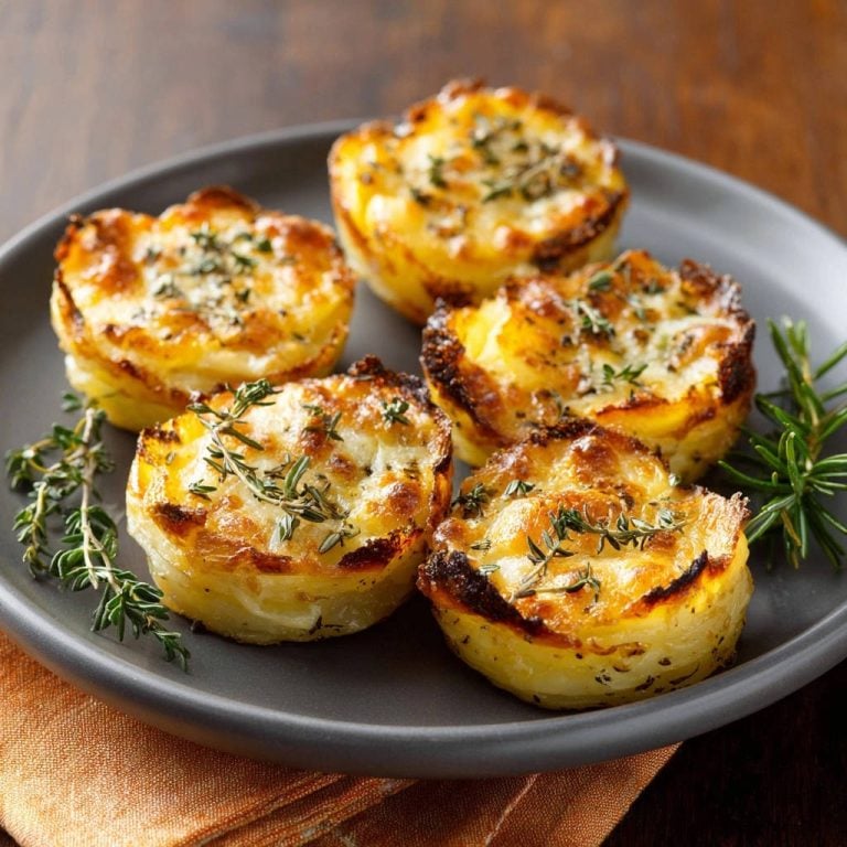 Crispy-Edged Potato Gratin Bites: Perfectly Tender, No Raw Centers