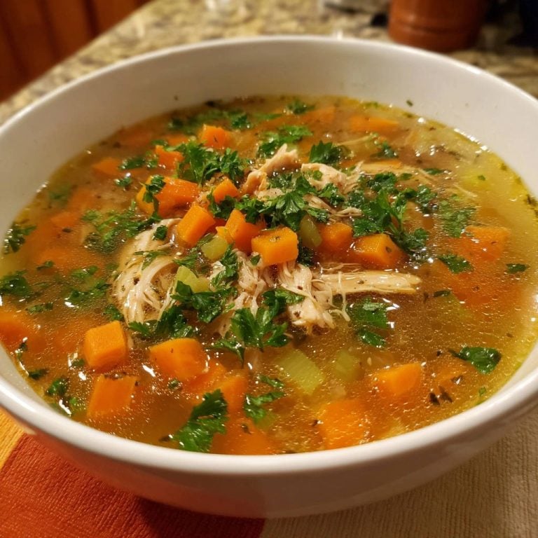 Hearty Chicken Vegetable Soup: Never Dry, Always Tender