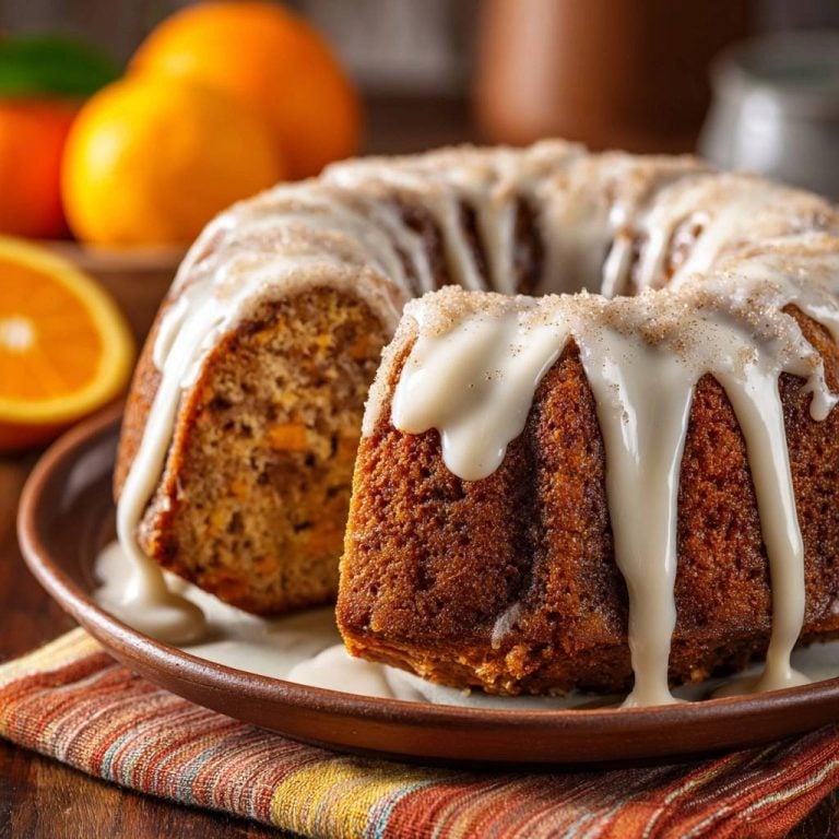 Carrot Orange Bundt Cake with Foolproof Release
