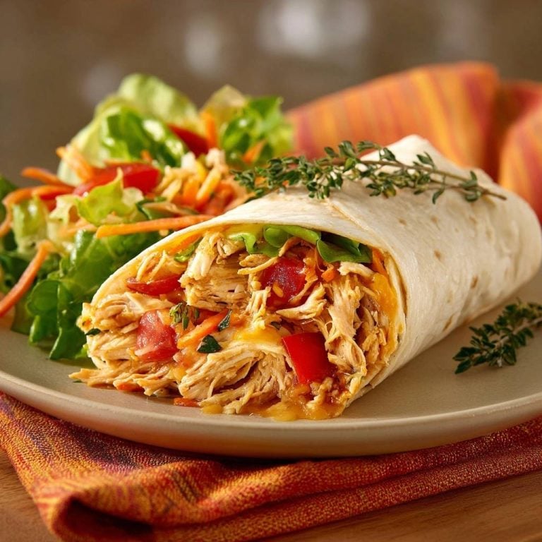 Cheesy Chicken Veggie Wraps: Juicy Braised Recipe