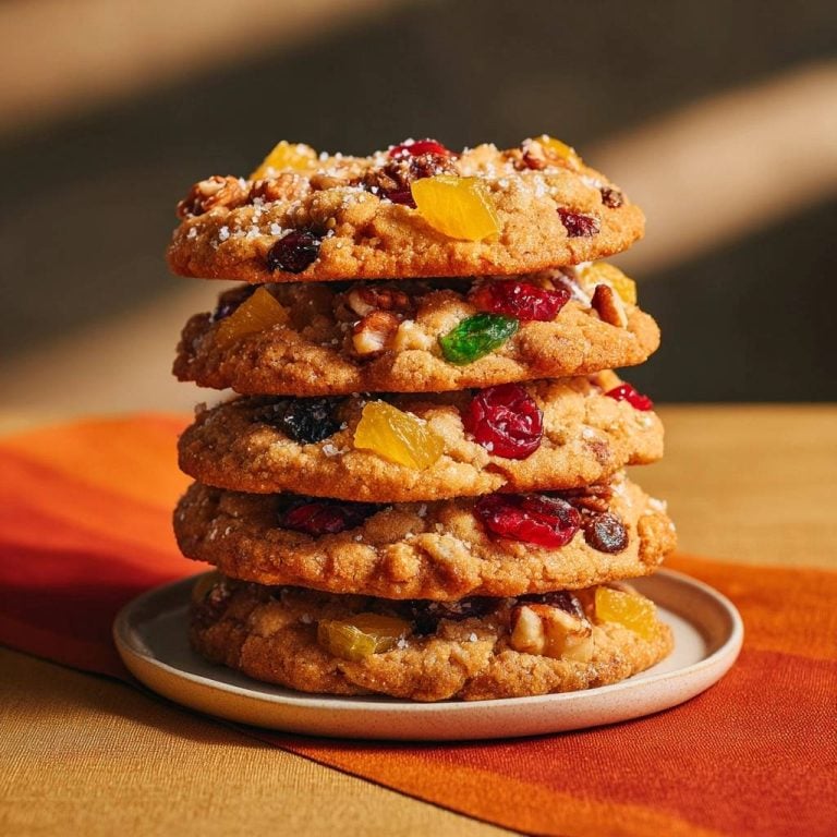 Chunky Candied Fruit and Nut Cookies Recipe