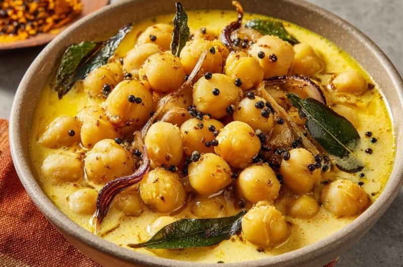 Creamy Curry Leaf Chickpeas