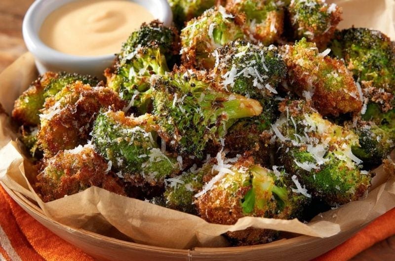 Crispy Parmesan Broccoli Bites