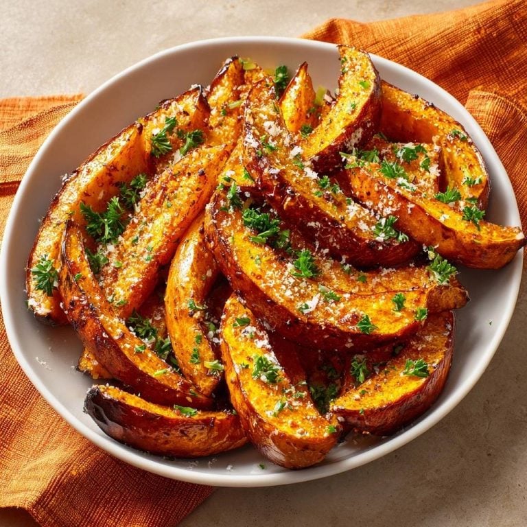 Crispy Parmesan Butternut Squash Wedges