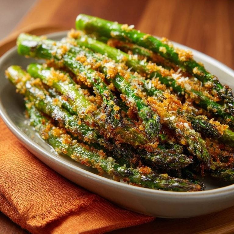 Crispy Parmesan Panko Asparagus