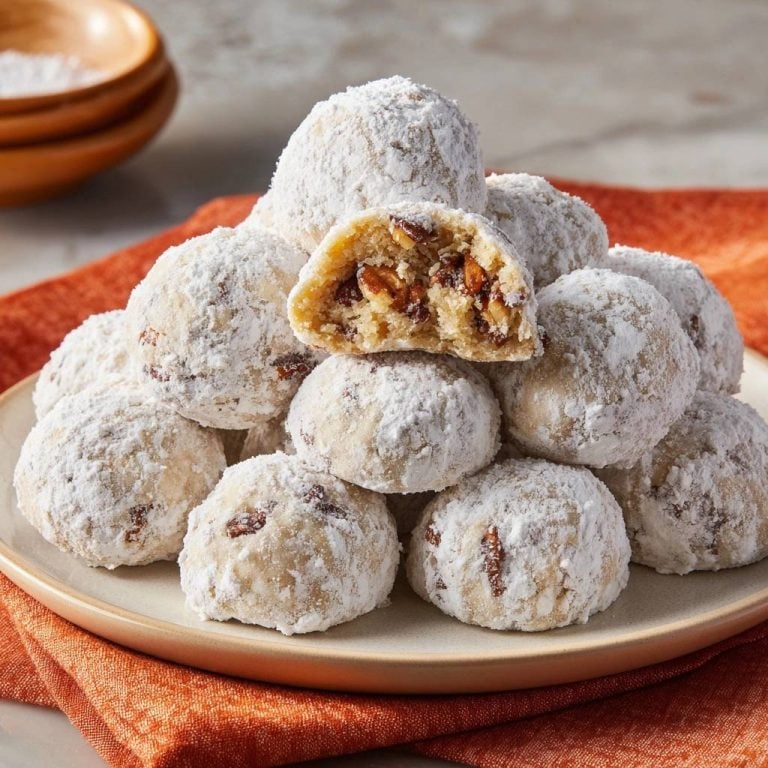 Pecan Snowball Cookies: Foolproof No-Crumble Recipe