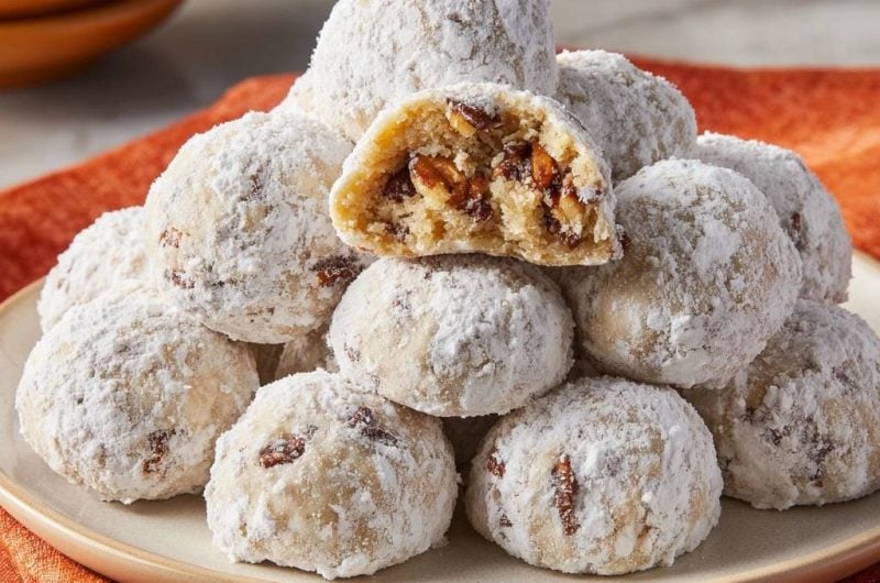 Pecan Snowball Cookies