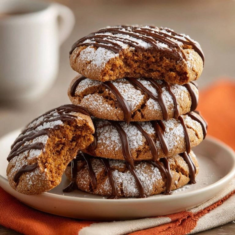 Chocolate Drizzled Gingersnaps