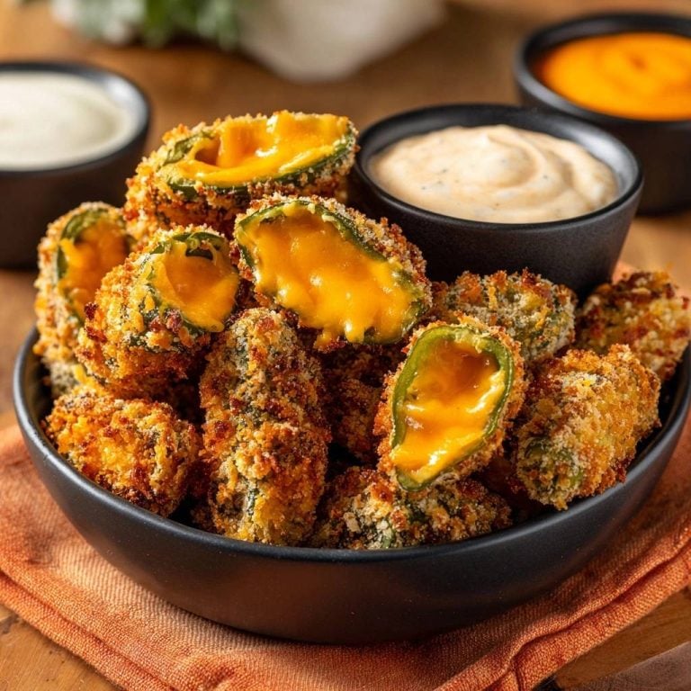 Crispy Cheddar Jalapeño Poppers with Leak-Proof Cheese