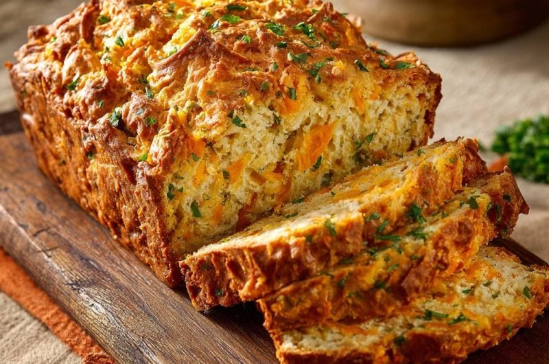 Cheesy Carrot Herb Bread