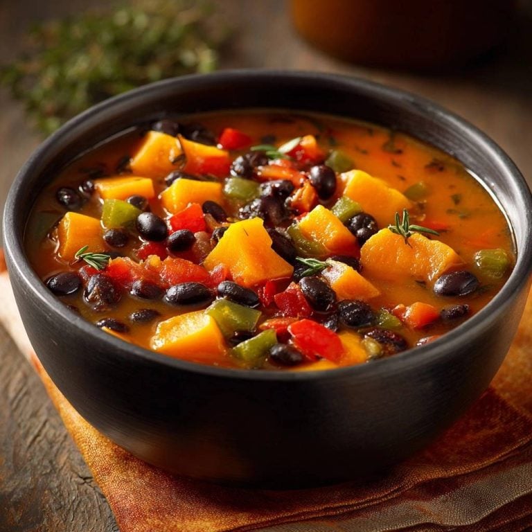 Hearty Black Bean Sweet Potato Stew: Firm Chunks Guaranteed